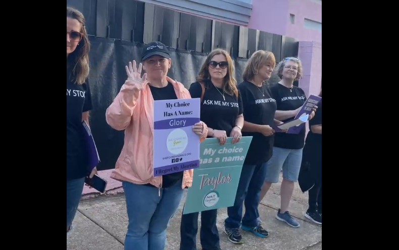 Women Who Regret Their Abortions Share Their Stories at Abortion Clinic, Save Babies From Abortions