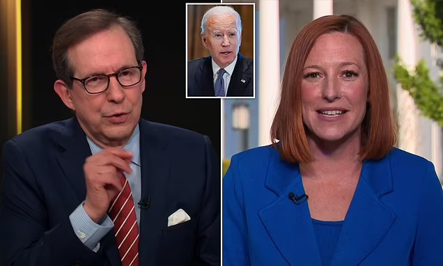 Jen Psaki CLASHES with Chris Wallace over Biden being ’sheltered’ from press in heated moment on CNN+: White House Press Secretary also explains why she sobbed over ‘Don’t Say Gay’ bill