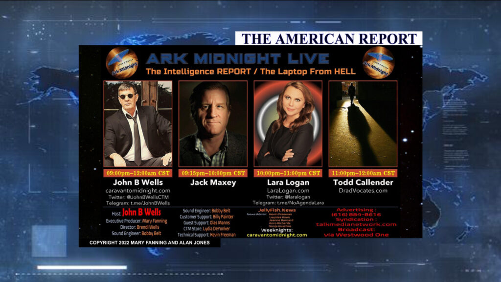 The Laptop From HELL: Jack Maxey, Who Obtained A Copy Of Hunter Biden's Laptop, Lara Logan, And Todd Callender Joined Host John B. Wells On Ark Midnight Live