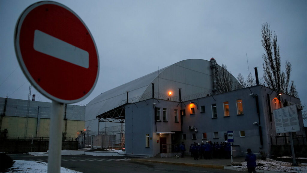Ukraine claims Russian forces have left Chernobyl, handed over control