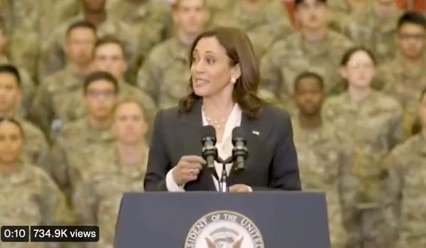 “Space Is Exciting!”: Kamala Harris Delivers Embarrassing, Patronizing Drivel In Front Of Military (VIDEO)