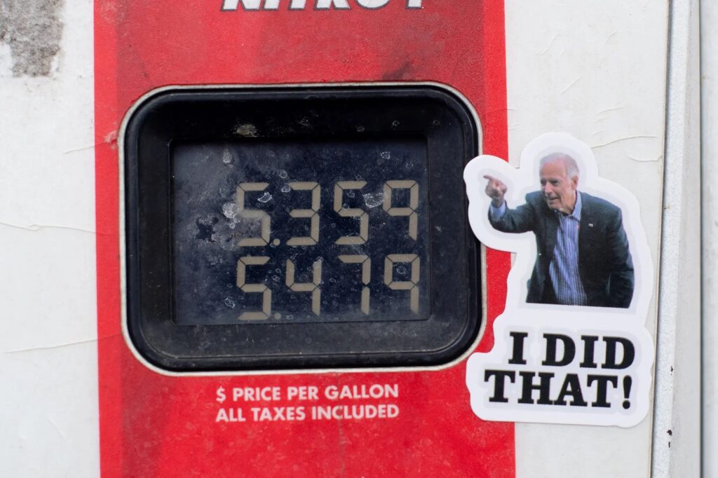 PA Man Arrested After Putting Biden “I Did That” Decals on Gas Pumps to Protest Ridiculous Fuel Costs