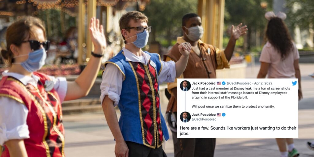 Leaked messages from Disney 'cast members' show many in favor of Florida's anti-grooming law