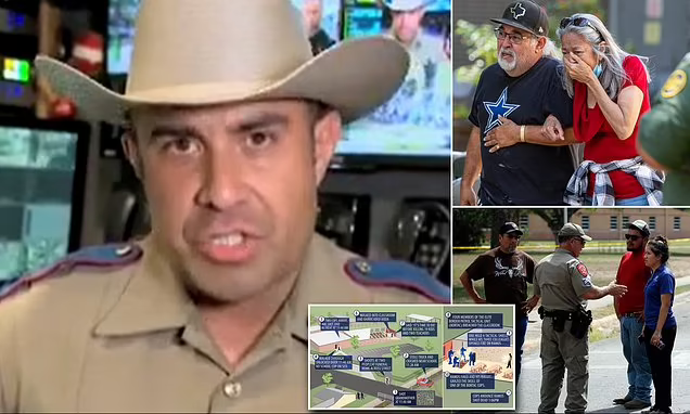 Texas cops didn't rush to find gunman because 'they could have been shot' and 'DELIBERATELY locked inside classroom to save other students': Border Patrol agents were also told to hold off - but eventually started pulling kids through windows