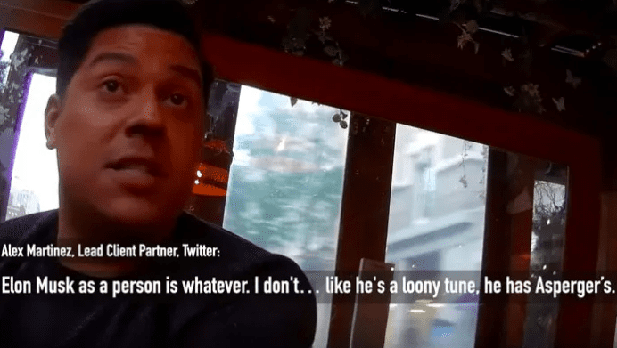 Project Veritas Video Exposes Twitter Employee Viciously Mocking Elon Musk For Having Asperger’s, Calling Him “Special Needs” [VIDEO]