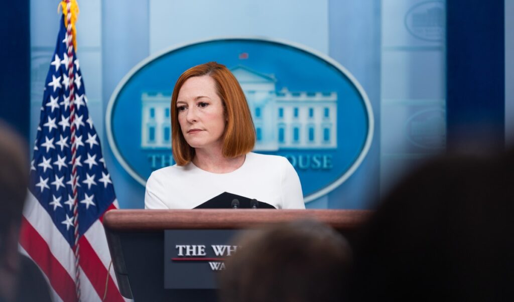 Jen Psaki Lied To DC Reporters About Covid Spending And Only One Of Them Called Her On It