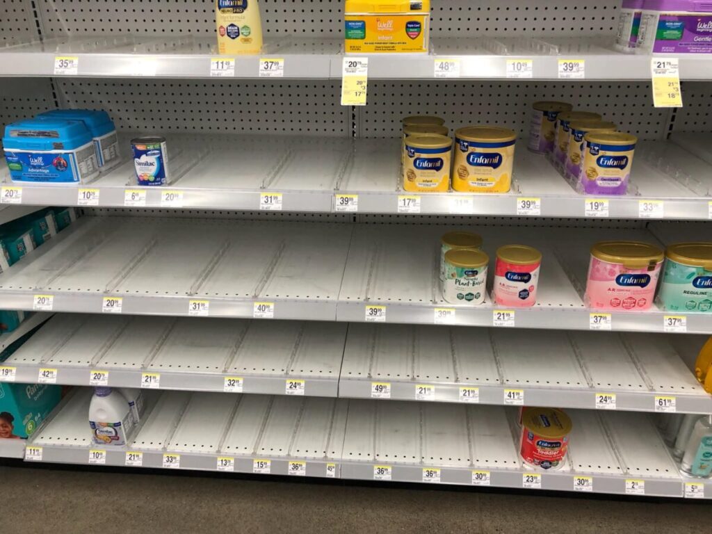 As Nationwide Baby Formula Shortage Continues, Mothers Are Connecting Online to Help Each Other