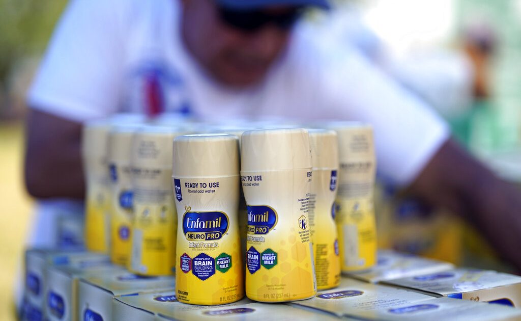Pallets Of Baby Formula Being Kept At Border For Illegals