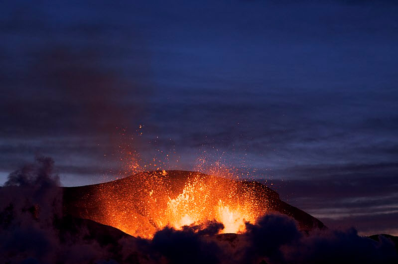 Anthropogenic climate change will be a non-issue if this volcano blows