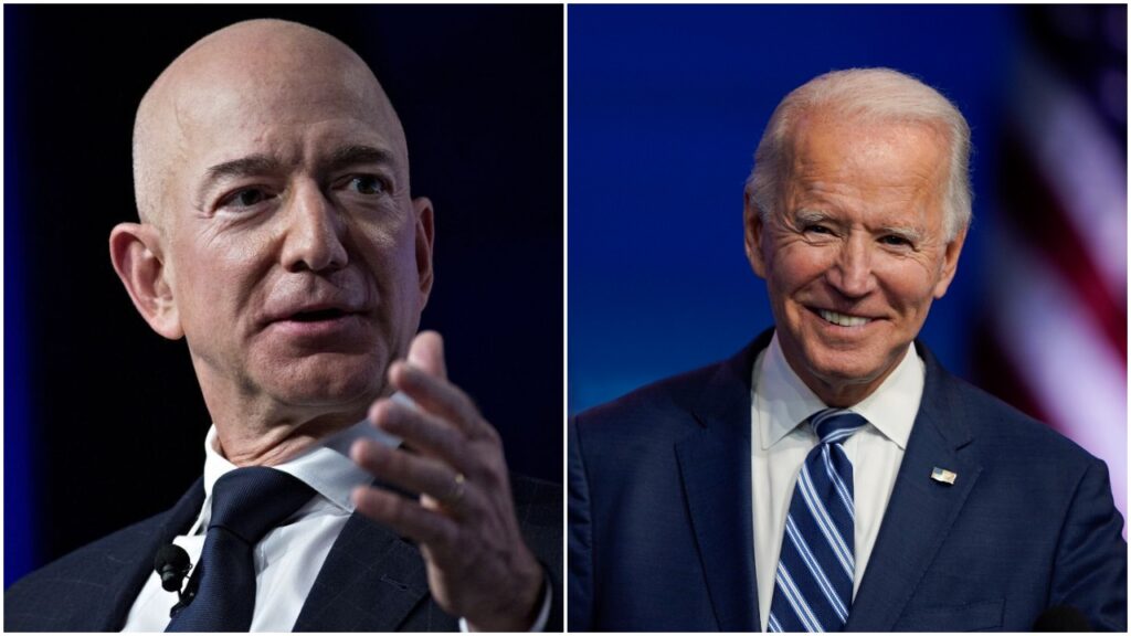 Amazon Founder Jeff Bezos Attacks Joe Biden for Spreading Misinformation on Twitter