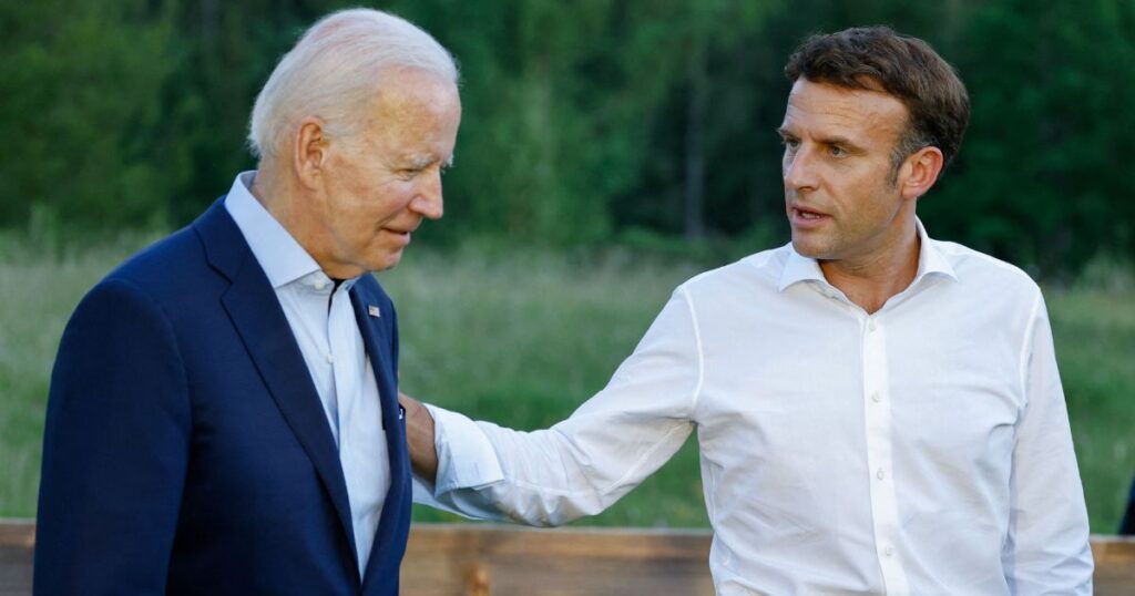 French President Gives Biden Painful News About His Oil Strategy as Cameras Are Rolling