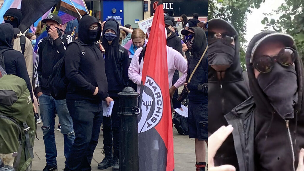'You're gonna die out': Antifa try to shut down women's rights event in Bristol, England