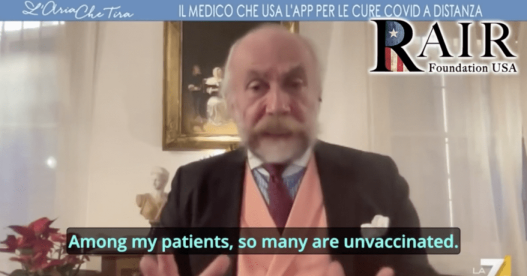 Doctor: 'Covid Patients Treated with Anti-Inflammatories Immediately Reduce Risk of Hospitalization by 90%' (Video)