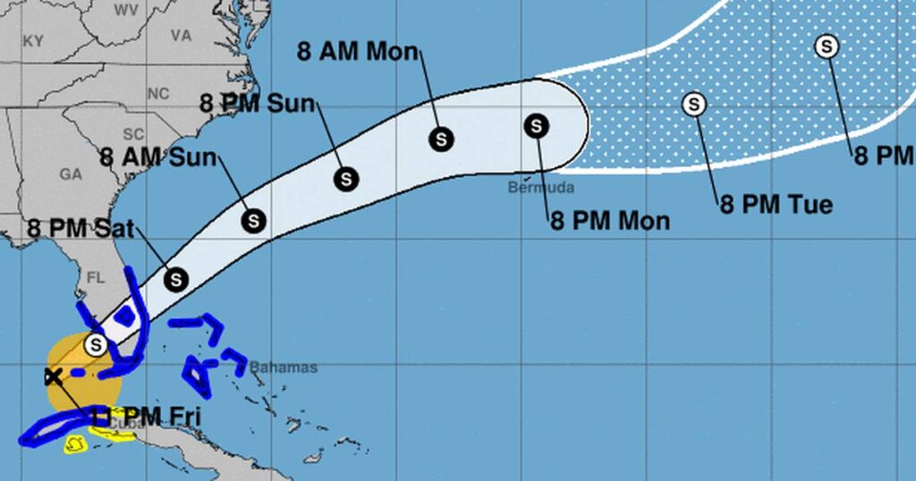 Heavy rains soak South Florida as potential Tropical Storm Alex nears west coast