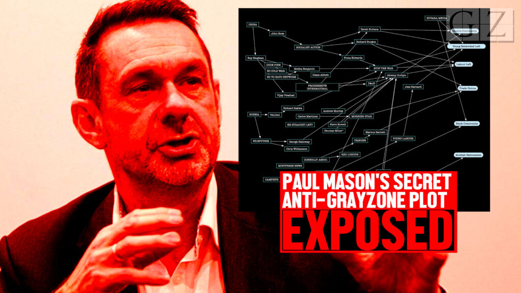 Paul Mason’s covert intelligence-linked plot to destroy The Grayzone exposed