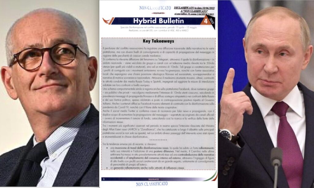 Putin’s Friends Bulletin Built by Italian Intelligence to Strike Counter-Information. As Wanted by NATO & Weapons Lobby