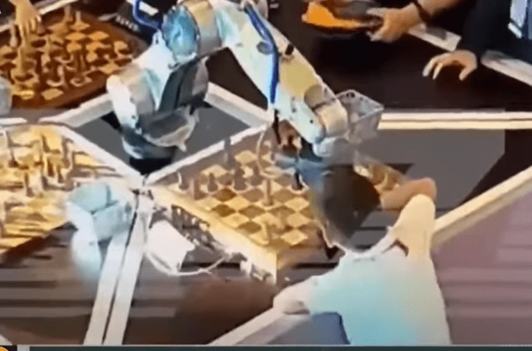 AI Robot Breaks Child’s Finger During Chess Match