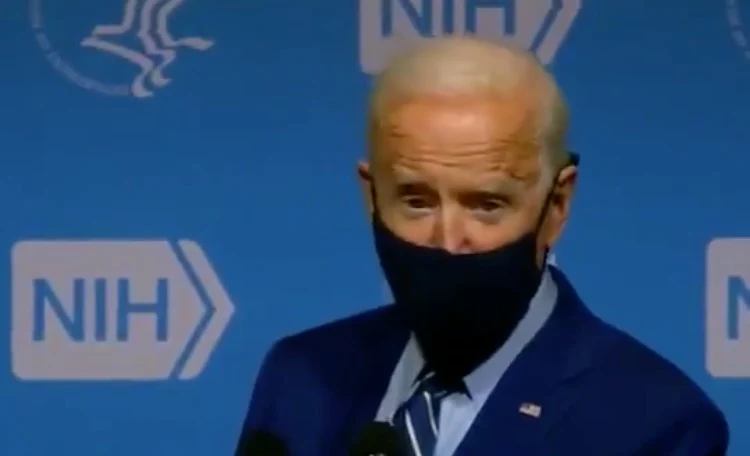 Quadruple-Vaxxed Joe Biden Wants You To Wear a Mask When You’re Inside (VIDEO)