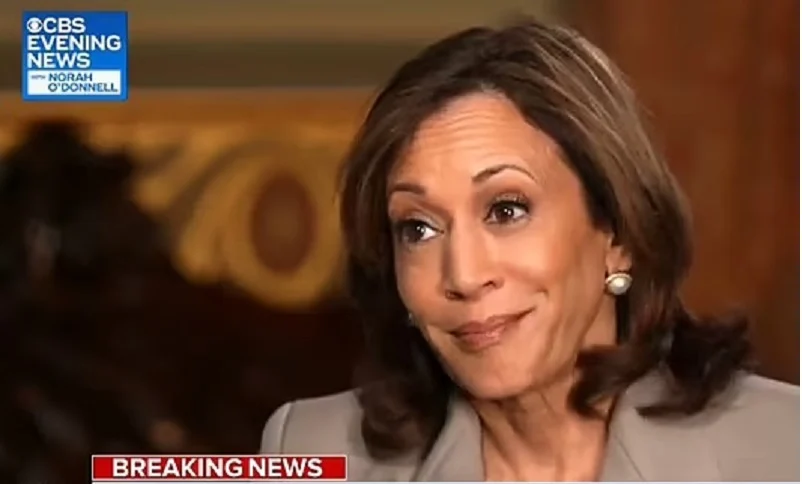 WATCH: Kamala Harris Responds With Her Signature Word Salad When Asked if Democrats Failed By Not Codifying Roe v. Wade