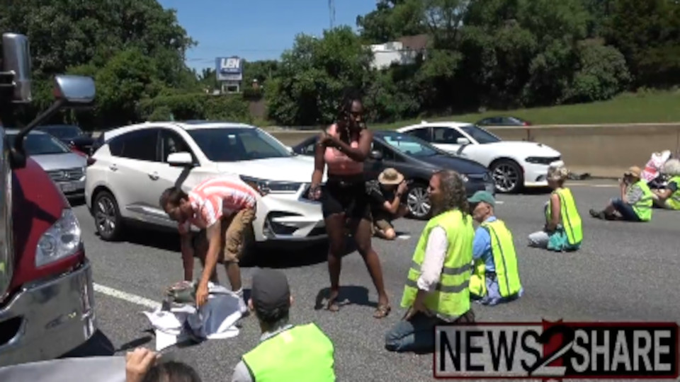 Paroled Driver Gets Sent Back to Jail After Climate Change Protesters Block Highway
