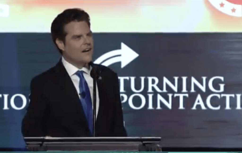 Matt Gaetz: “All The Women At Pro-Abortion Rallies Are Fat and Ugly!”
