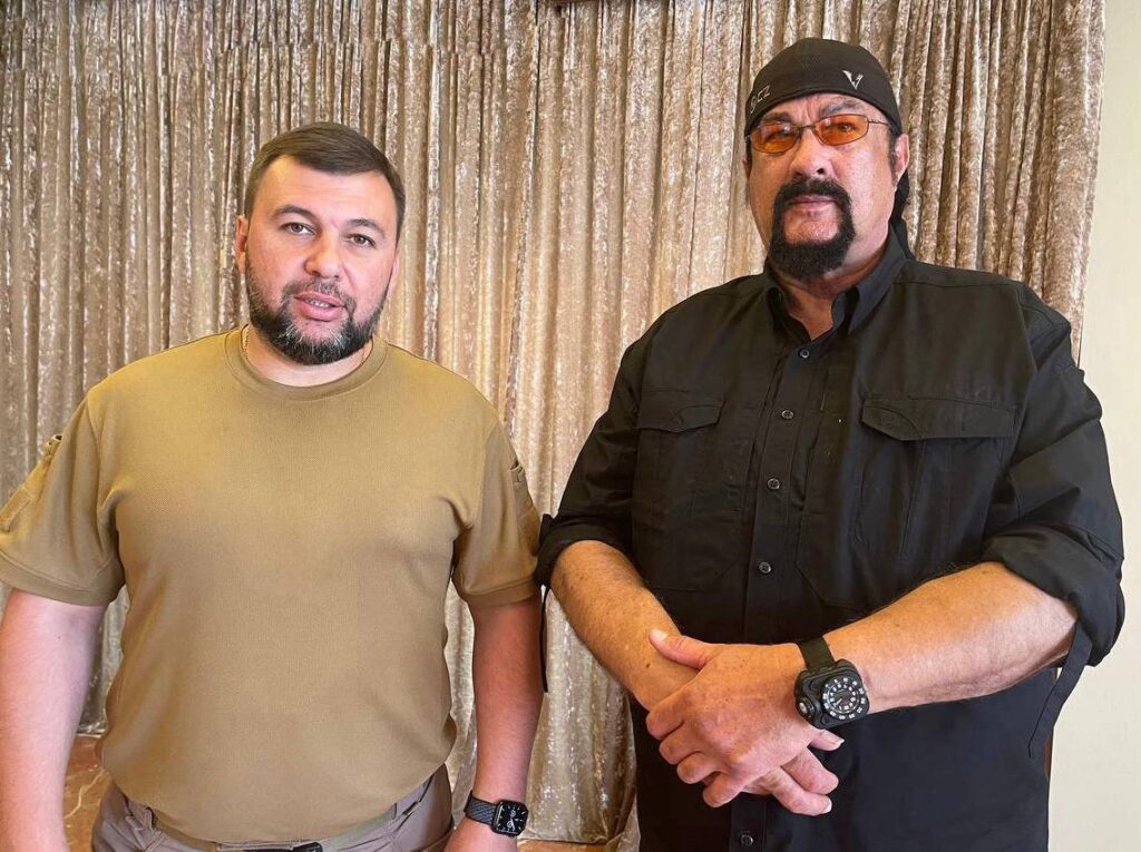 Steven Seagal came to Donbass to expose Zelensky