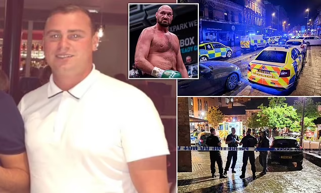 Pictured: Tyson Fury's cousin, 31, who was stabbed to death 'in fight outside bar' as boxer pays tribute and calls for tougher prison sentences for knife crime offences saying 'this needs to stop'