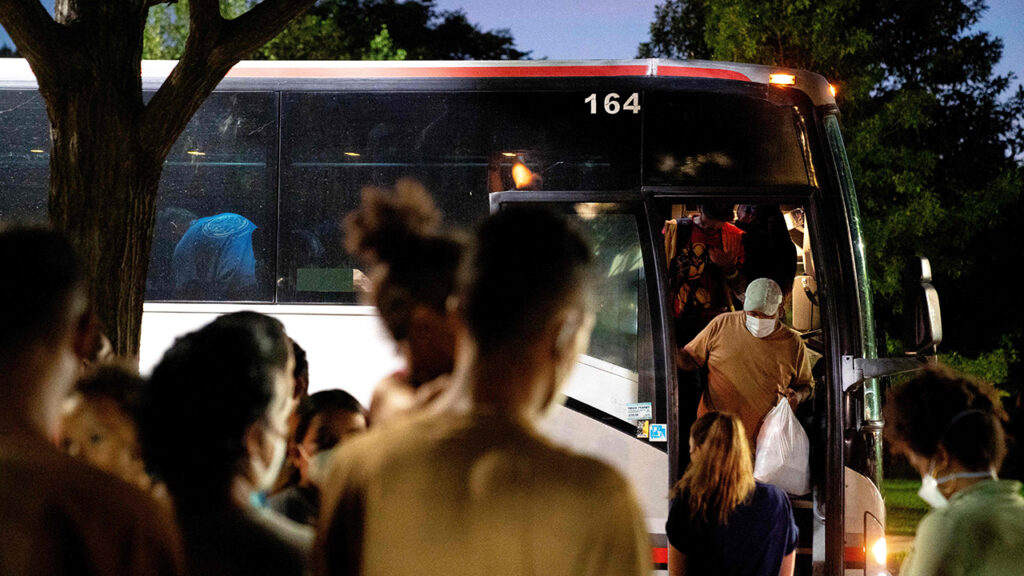 Texas keeps pressure on DC as more migrant buses arrive near US Capitol