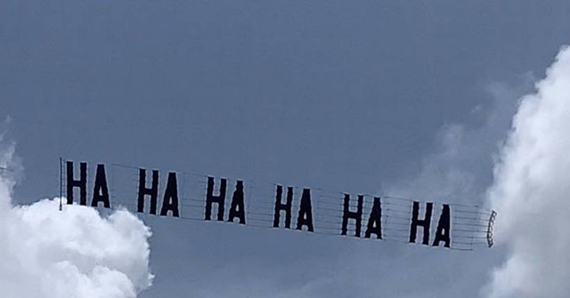 WATCH: Democrat Pays to Fly ‘Ha Ha’ Banner over Trump’s Home After FBI Raid