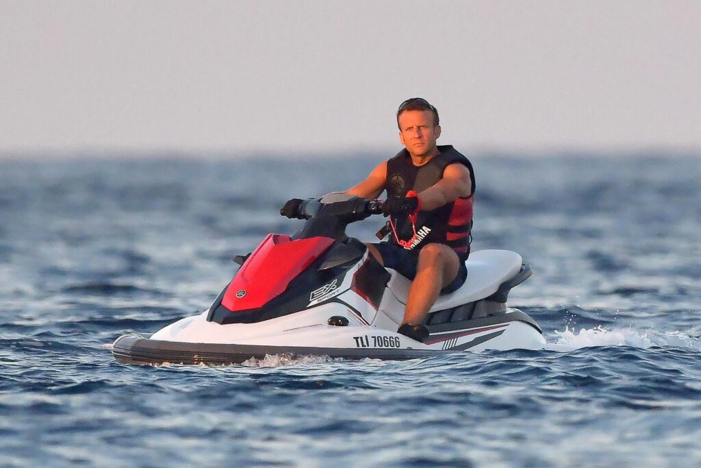 Macron Under Fire For Jet-Skiing After Telling French Citizens To Save Energy