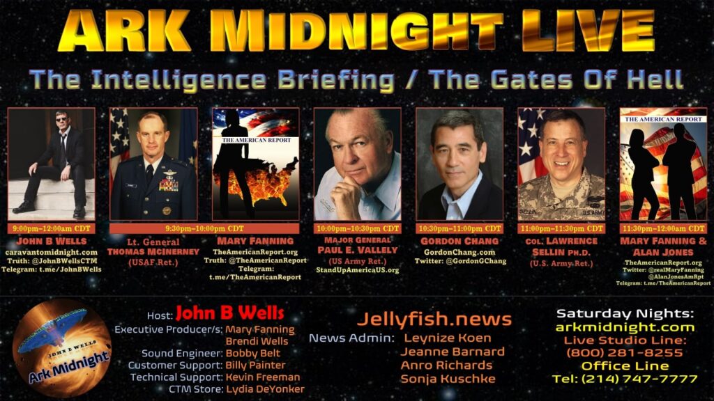 20 August 2022 - Tonight on Ark Midnight - The Intelligence Briefing / The Gates Of Hell