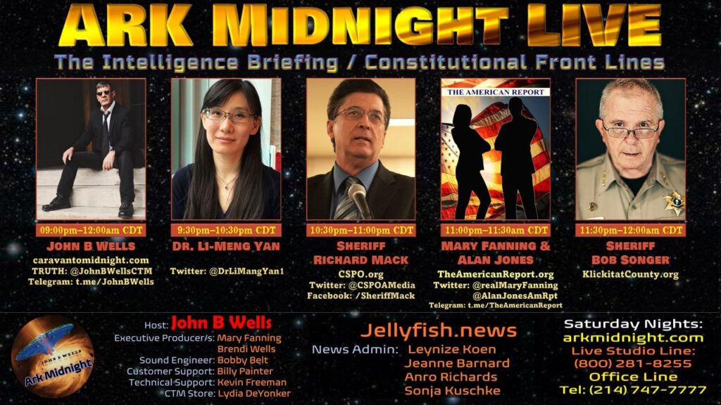 Tonight on Ark Midnight Topic: The Intelligence Briefing / Constitutional Front Lines