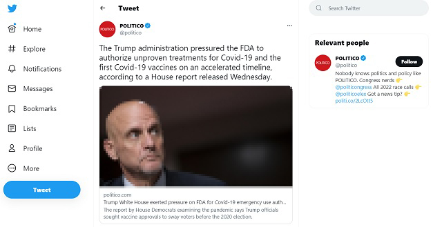 Narrative Shift: Democrats Slam Trump For Rushing Covid Vaccine Without Enough Safety Data