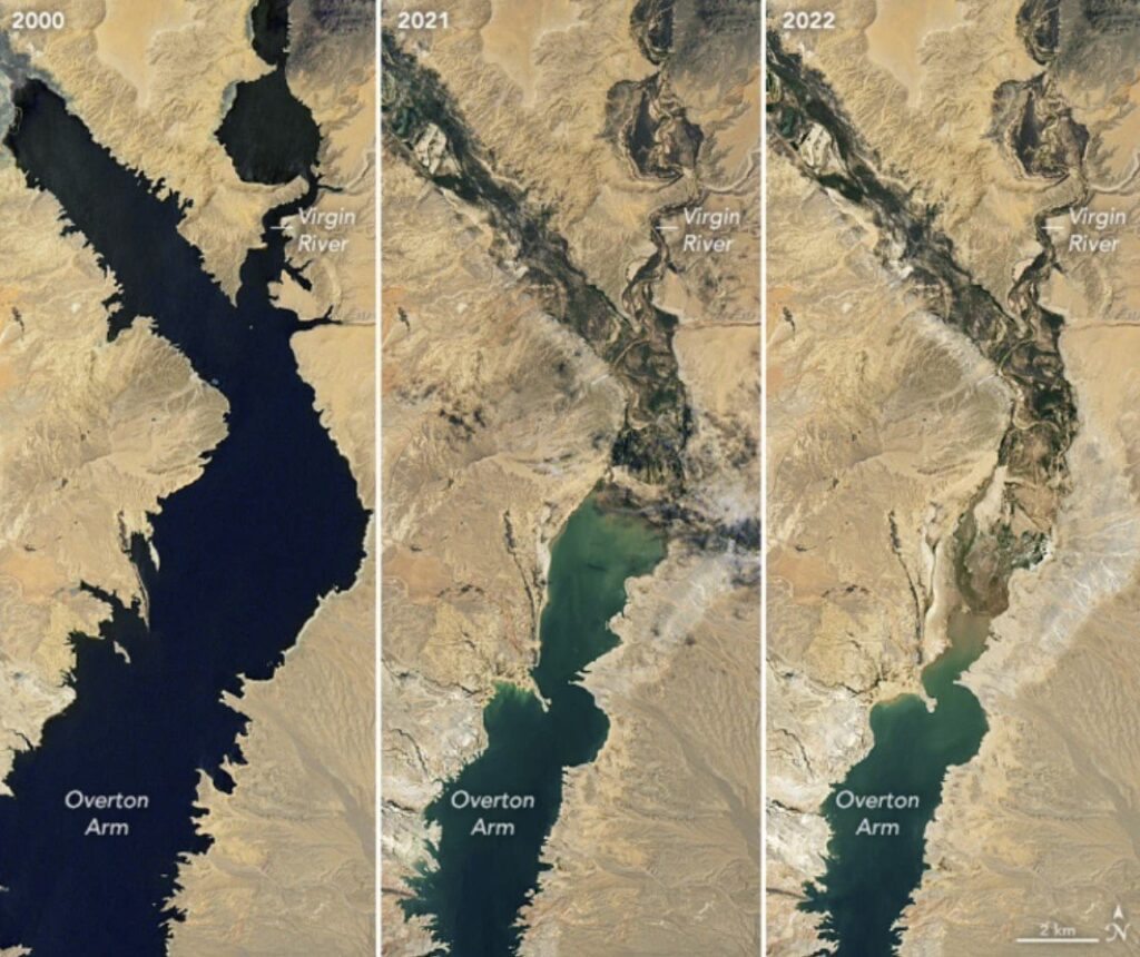 That’s depressing! Lake Mead water levels over the years (video and graphs)