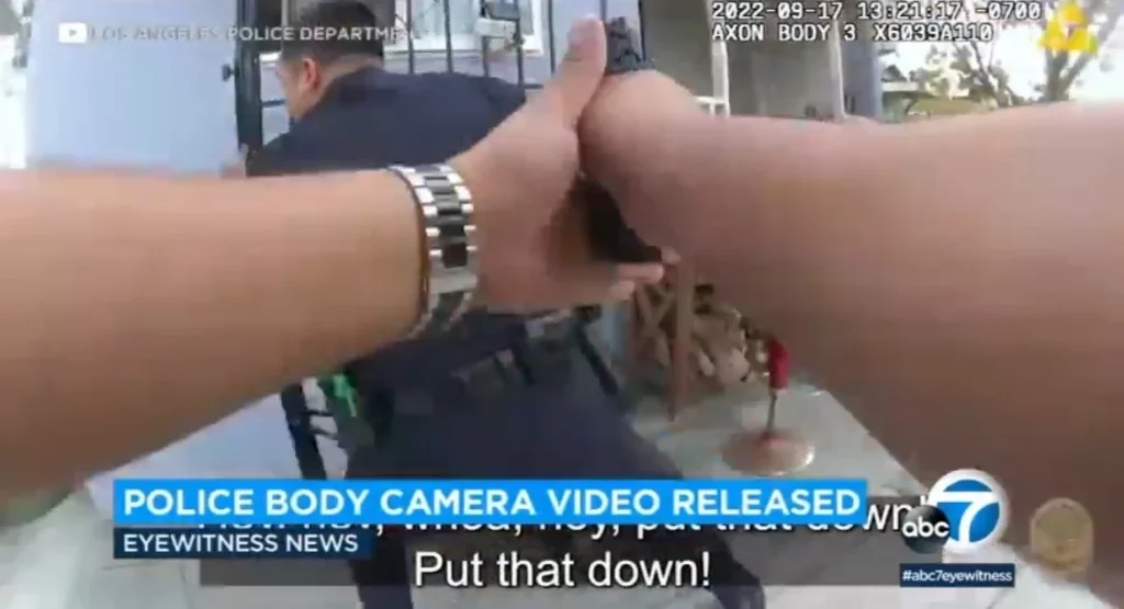 WATCH: LAPD Releases Bodycam Footage Showing Moment Officer Fatally Shoots Teen with Airsoft Gun