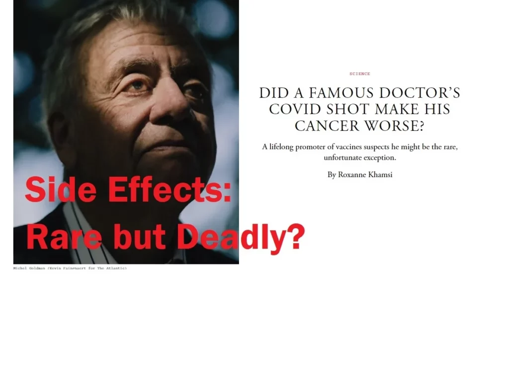 STUNNING Report in The Atlantic: Did Famous Doctor’s COVID Shot Make His Cancer Worse?