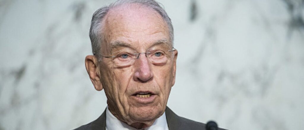 EXCLUSIVE: Sen. Grassley, Rep. Banks Demand DOD Explain Marines During Biden ‘Partisan Political Event’