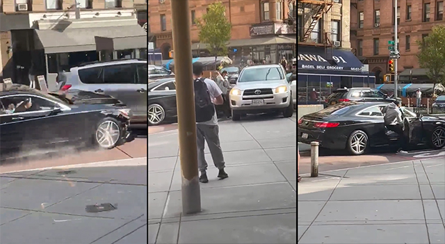 NYC: Video Shows Thugs Ram Car Into SUV, Steal $20k From Driver at Gunpoint
