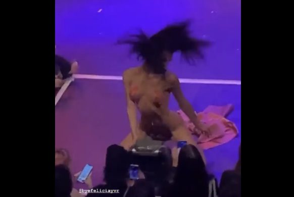 Mostly Nude Stripper Performs At “All-Ages” Drag Show While Kids Stand In Front Row [VIDEO]