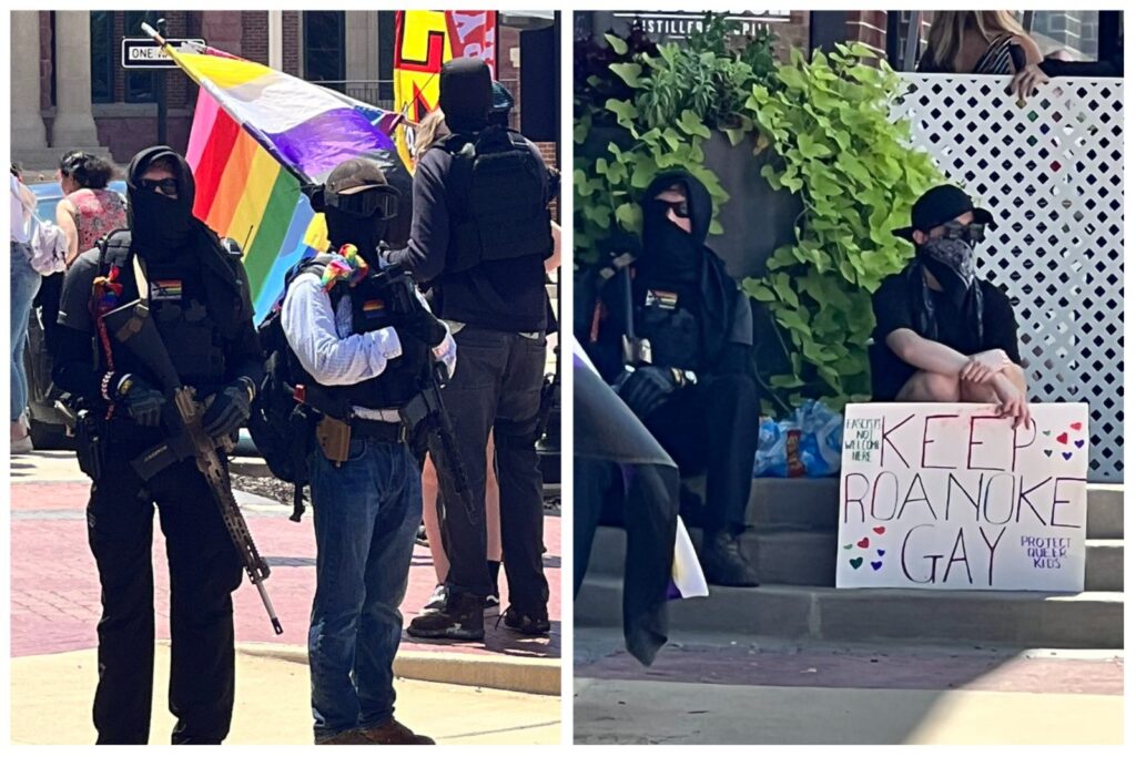 Gun-Toting ANTIFA Thugs Intimidate Protesters Outside of Drag Queen Child Grooming Event in Texas