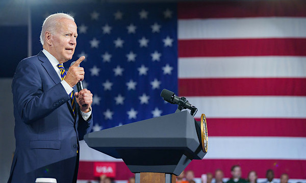 Why is Biden saying we should never let someone steal an election AGAIN?