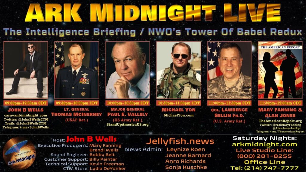 17 September 2022 - ArkMidnight Tonight - The Intelligence Briefing / NWO’s Tower Of Babel Redux