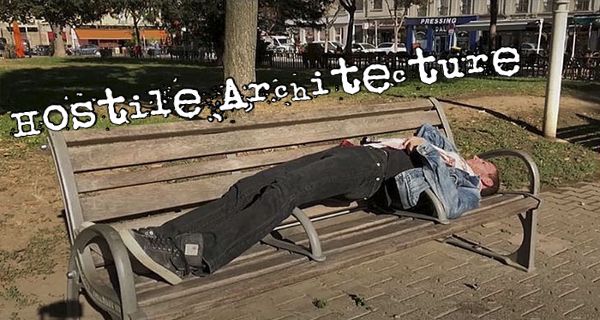 “Anti-homeless architecture” popping up in cities that refuse to enforce laws that prohibit park bench sleeping and property destruction, the nerve!