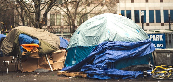 Disabled people sue city over homeless tents blocking sidewalks