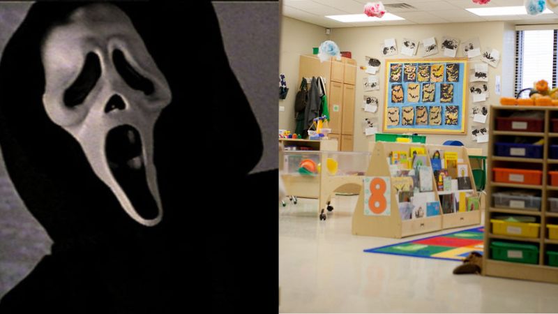 TODDLERS SHREEK and CRY UNCONTROLLABLY As “Lil Blessings” Daycare Worker Wearing “Scream” Mask Targets Each of Them For Not Cleaning Up After Themselves [VIDEO]