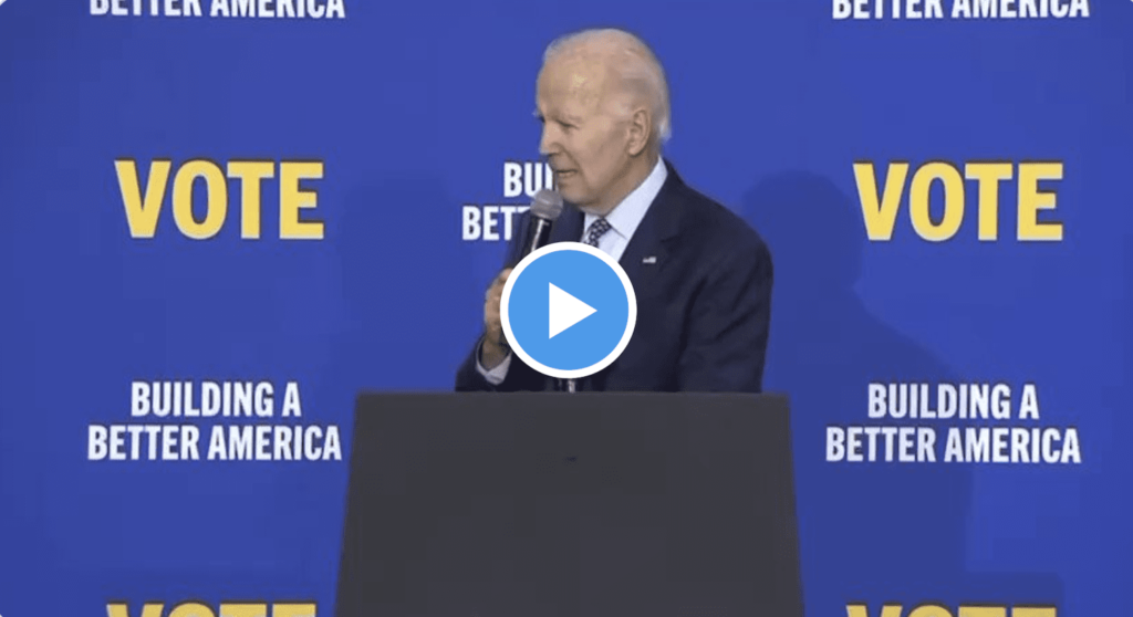 Joe Biden Gives Pathetic Last-Ditch Effort Speech…
