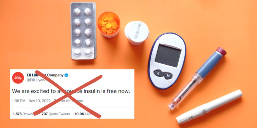 Big pharma company forced to apologize for not making insulin free after Twitter imposter prank