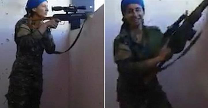VIRAL VIDEO: Female Sniper Gets The Last Laugh After ISIS Tries To Shoot Her In The Head