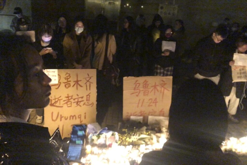 Protests over China’s COVID controls spread across country