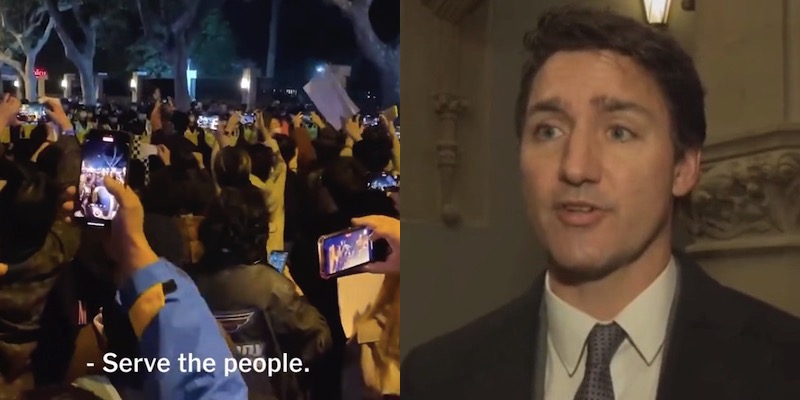 COVIDictator Trudeau Says He SUPPORTS Lockdown Protesters… In China (VIDEO)